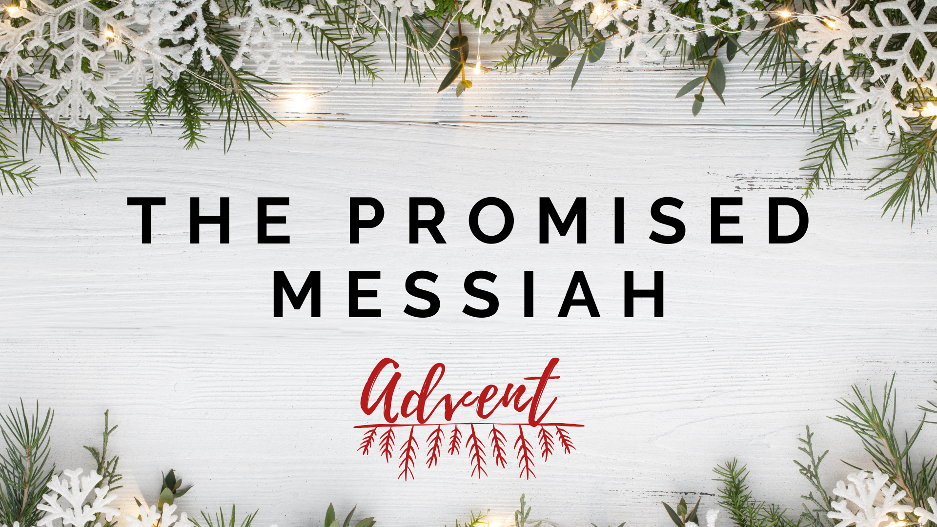 The Promised Messiah