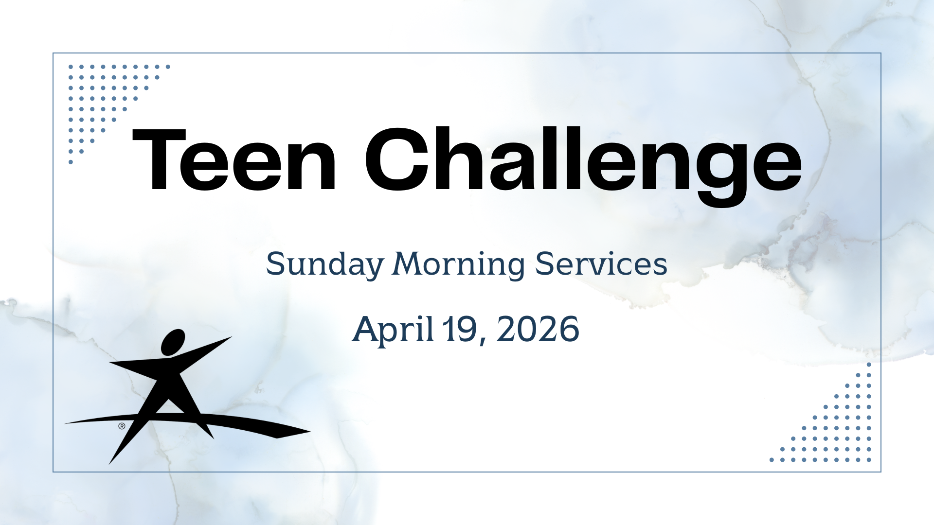 Teen Challenge Sunday!