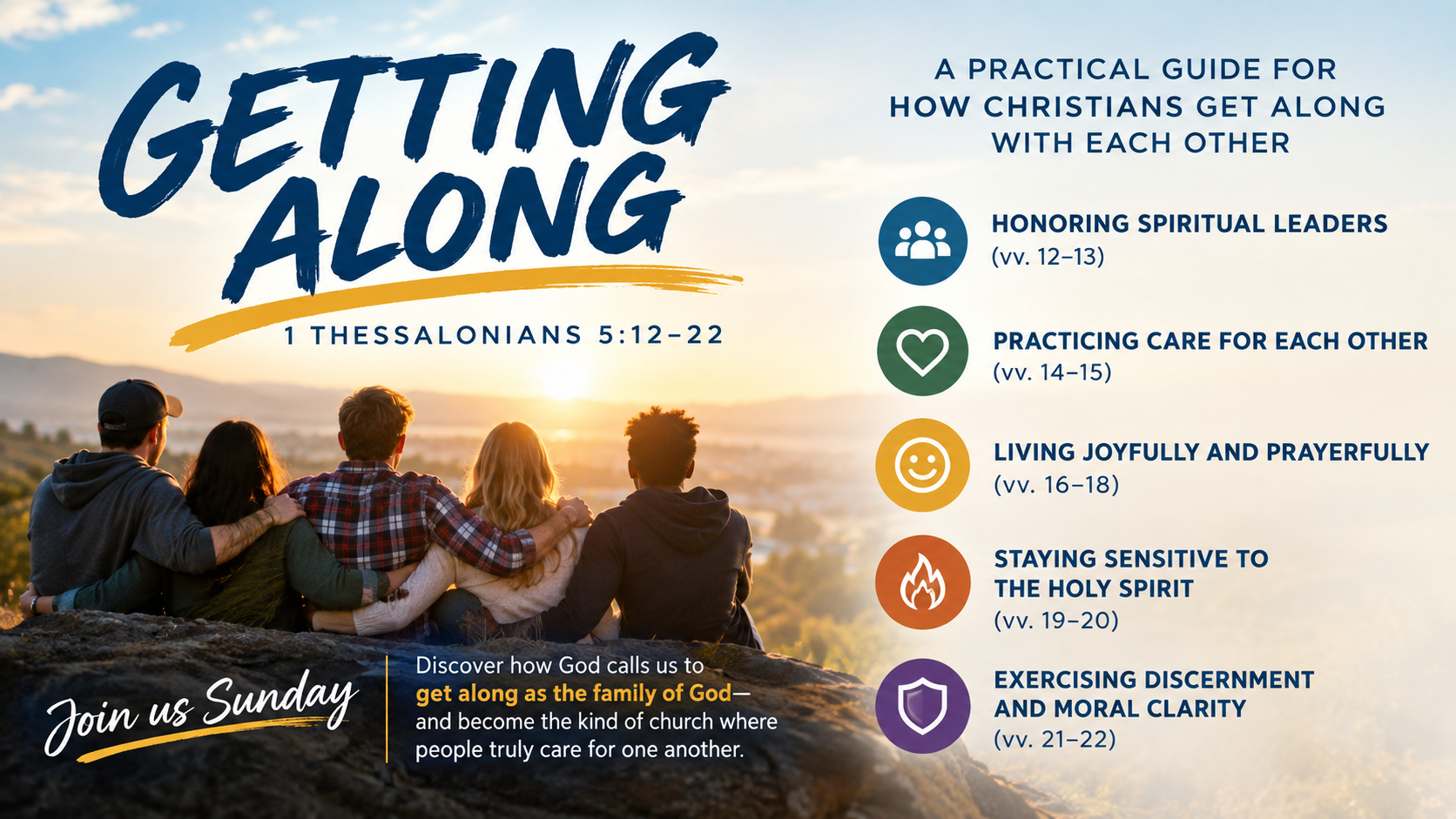 GETTING ALONG! – Pastor Charles Clemons