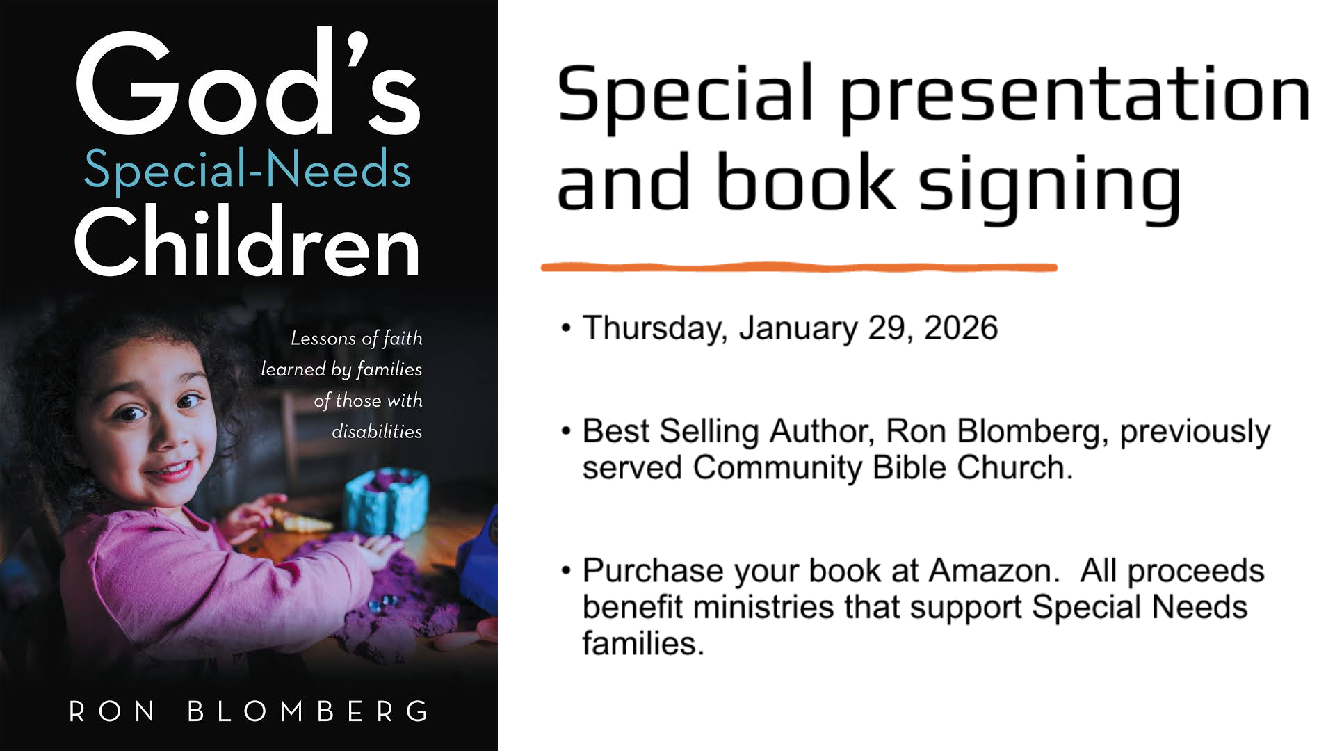 Ron Blomberg Presentation to CBC